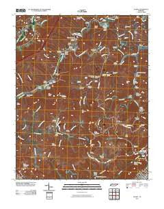 Ivydell Tennessee Historical topographic map, 1:24000 scale, 7.5 X 7.5 Minute, Year 2010
