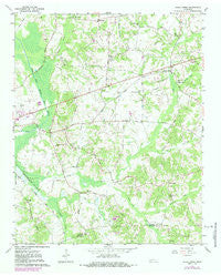 Jacks Creek Tennessee Historical topographic map, 1:24000 scale, 7.5 X 7.5 Minute, Year 1961