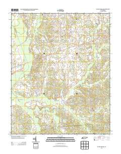 Jacks Creek Tennessee Historical topographic map, 1:24000 scale, 7.5 X 7.5 Minute, Year 2013