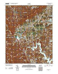 Jacksboro Tennessee Historical topographic map, 1:24000 scale, 7.5 X 7.5 Minute, Year 2010
