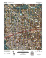 Jackson North Tennessee Historical topographic map, 1:24000 scale, 7.5 X 7.5 Minute, Year 2010