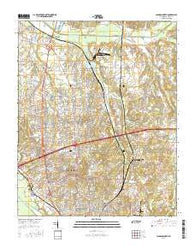 Jackson North Tennessee Current topographic map, 1:24000 scale, 7.5 X 7.5 Minute, Year 2016