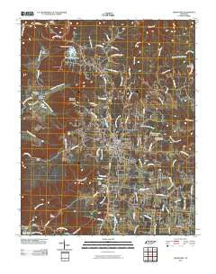 Jamestown Tennessee Historical topographic map, 1:24000 scale, 7.5 X 7.5 Minute, Year 2010