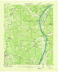 Jeannette Tennessee Historical topographic map, 1:24000 scale, 7.5 X 7.5 Minute, Year 1936
