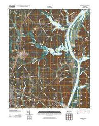 Jeannette Tennessee Historical topographic map, 1:24000 scale, 7.5 X 7.5 Minute, Year 2010