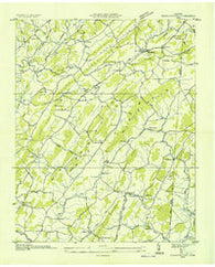 Jearoldstown Tennessee Historical topographic map, 1:24000 scale, 7.5 X 7.5 Minute, Year 1935