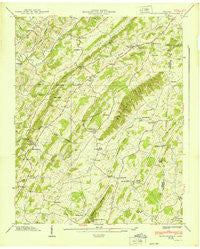 Jearoldstown Tennessee Historical topographic map, 1:24000 scale, 7.5 X 7.5 Minute, Year 1939