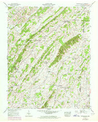 Jearoldstown Tennessee Historical topographic map, 1:24000 scale, 7.5 X 7.5 Minute, Year 1939
