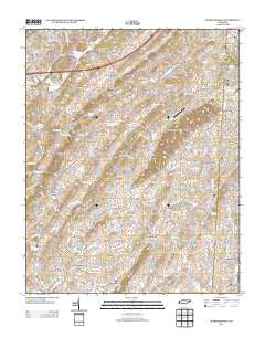 Jearoldstown Tennessee Historical topographic map, 1:24000 scale, 7.5 X 7.5 Minute, Year 2013
