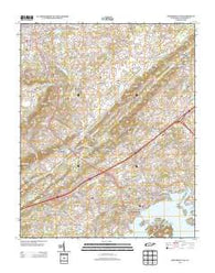 Jefferson City Tennessee Historical topographic map, 1:24000 scale, 7.5 X 7.5 Minute, Year 2013
