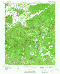 Jellico East Tennessee Historical topographic map, 1:24000 scale, 7.5 X 7.5 Minute, Year 1953