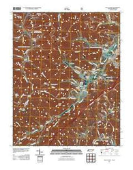 Jellico West Tennessee Historical topographic map, 1:24000 scale, 7.5 X 7.5 Minute, Year 2011
