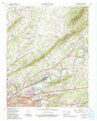 John Sevier Tennessee Historical topographic map, 1:24000 scale, 7.5 X 7.5 Minute, Year 1978