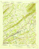 John Sevier Tennessee Historical topographic map, 1:24000 scale, 7.5 X 7.5 Minute, Year 1940