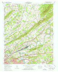 John Sevier Tennessee Historical topographic map, 1:24000 scale, 7.5 X 7.5 Minute, Year 1978