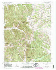 Johnson Hollow Kentucky Historical topographic map, 1:24000 scale, 7.5 X 7.5 Minute, Year 1957
