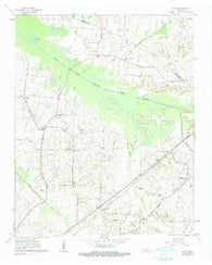 Jones Tennessee Historical topographic map, 1:24000 scale, 7.5 X 7.5 Minute, Year 1961