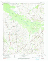 Jones Tennessee Historical topographic map, 1:24000 scale, 7.5 X 7.5 Minute, Year 1961