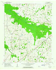 Jones Tennessee Historical topographic map, 1:24000 scale, 7.5 X 7.5 Minute, Year 1961