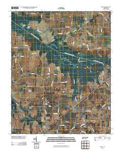 Jones Tennessee Historical topographic map, 1:24000 scale, 7.5 X 7.5 Minute, Year 2010