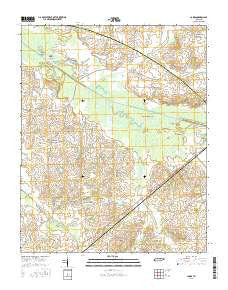 Jones Tennessee Current topographic map, 1:24000 scale, 7.5 X 7.5 Minute, Year 2016