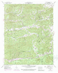 Jones Cove Tennessee Historical topographic map, 1:24000 scale, 7.5 X 7.5 Minute, Year 1940