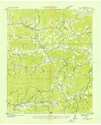 Jones Cove Tennessee Historical topographic map, 1:24000 scale, 7.5 X 7.5 Minute, Year 1935