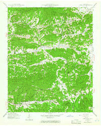 Jones Cove Tennessee Historical topographic map, 1:24000 scale, 7.5 X 7.5 Minute, Year 1940