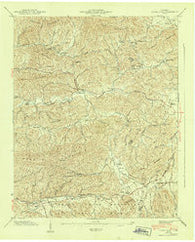 Jones Cove Tennessee Historical topographic map, 1:24000 scale, 7.5 X 7.5 Minute, Year 1940