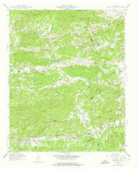 Jones Cove Tennessee Historical topographic map, 1:24000 scale, 7.5 X 7.5 Minute, Year 1940