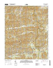 Jones Cove Tennessee Current topographic map, 1:24000 scale, 7.5 X 7.5 Minute, Year 2016