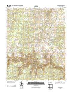 Jones Knob Tennessee Historical topographic map, 1:24000 scale, 7.5 X 7.5 Minute, Year 2013