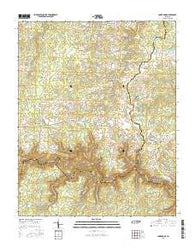 Jones Knob Tennessee Current topographic map, 1:24000 scale, 7.5 X 7.5 Minute, Year 2016