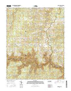Jones Knob Tennessee Current topographic map, 1:24000 scale, 7.5 X 7.5 Minute, Year 2016