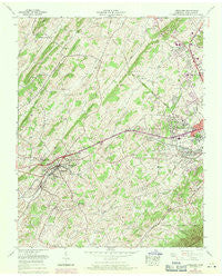 Jonesboro Tennessee Historical topographic map, 1:24000 scale, 7.5 X 7.5 Minute, Year 1959