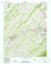 Jonesboro Tennessee Historical topographic map, 1:24000 scale, 7.5 X 7.5 Minute, Year 1959