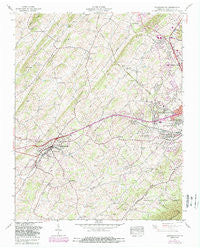 Jonesborough Tennessee Historical topographic map, 1:24000 scale, 7.5 X 7.5 Minute, Year 1959