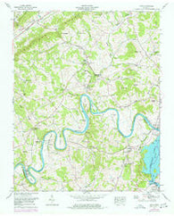 Joppa Tennessee Historical topographic map, 1:24000 scale, 7.5 X 7.5 Minute, Year 1961
