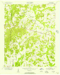 Juno Tennessee Historical topographic map, 1:24000 scale, 7.5 X 7.5 Minute, Year 1955