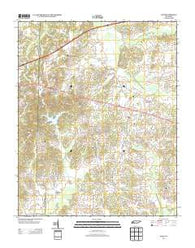 Juno Tennessee Historical topographic map, 1:24000 scale, 7.5 X 7.5 Minute, Year 2013