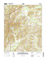 Juno Tennessee Current topographic map, 1:24000 scale, 7.5 X 7.5 Minute, Year 2016