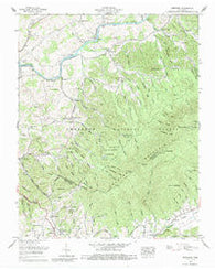 Keenburg Tennessee Historical topographic map, 1:24000 scale, 7.5 X 7.5 Minute, Year 1960