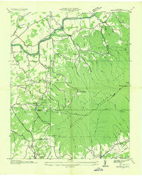 Keenburg Tennessee Historical topographic map, 1:24000 scale, 7.5 X 7.5 Minute, Year 1935