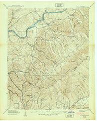 Keenburg Tennessee Historical topographic map, 1:24000 scale, 7.5 X 7.5 Minute, Year 1938