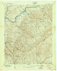 Keenburg Tennessee Historical topographic map, 1:24000 scale, 7.5 X 7.5 Minute, Year 1938