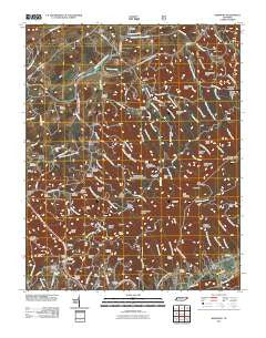 Keenburg Tennessee Historical topographic map, 1:24000 scale, 7.5 X 7.5 Minute, Year 2011
