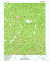 Ketchen Tennessee Historical topographic map, 1:24000 scale, 7.5 X 7.5 Minute, Year 1980