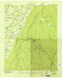 Ketner Gap Tennessee Historical topographic map, 1:24000 scale, 7.5 X 7.5 Minute, Year 1936