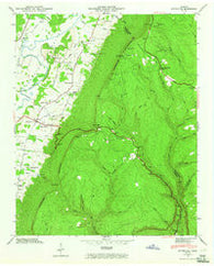 Ketner Gap Tennessee Historical topographic map, 1:24000 scale, 7.5 X 7.5 Minute, Year 1943