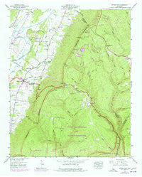 Ketner Gap Tennessee Historical topographic map, 1:24000 scale, 7.5 X 7.5 Minute, Year 1943